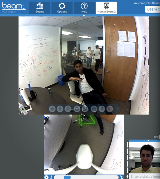 beam with ankur chain telepresence
