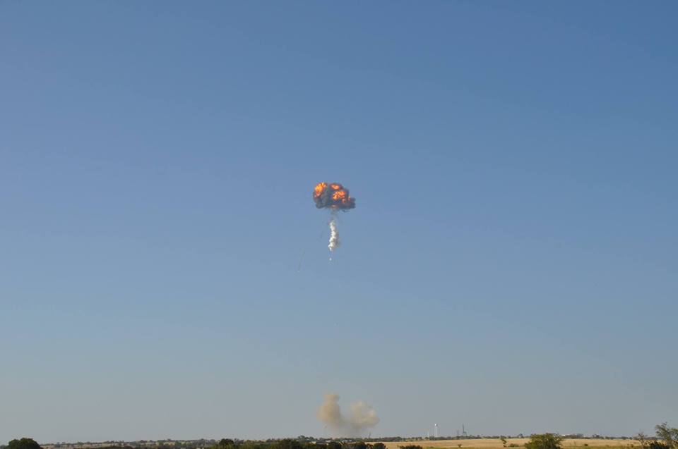 SpaceX explosion (Facebook)