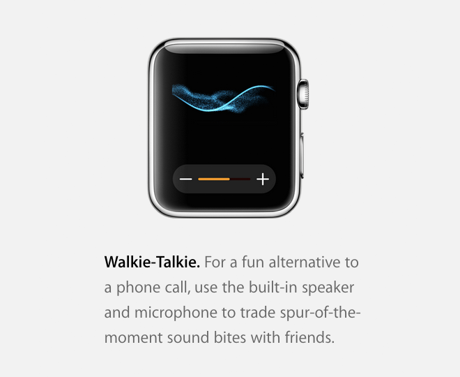 apple watch walkie talkie 3