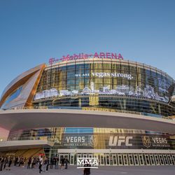 The T-Mobile Arena after UFC 216 weigh-ins.
