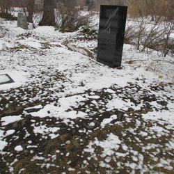The new grave, February 2015