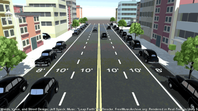 This 2-minute video shows how bike lanes can be built without clogging ...