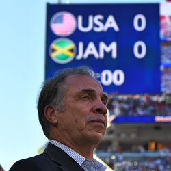 That’s not a tear in Bruce Arena’s eye, is it?