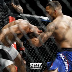 Eryk Anders catches Rafael Natal at UFC on FOX 25.