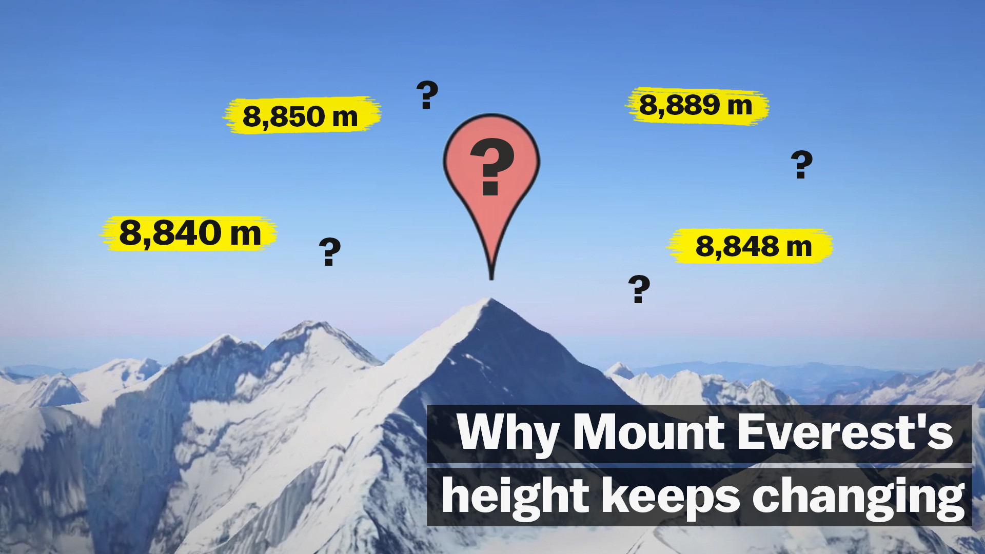 Zij zijn Symposium overdrijven Why Mount Everest's height keeps changing - Vox