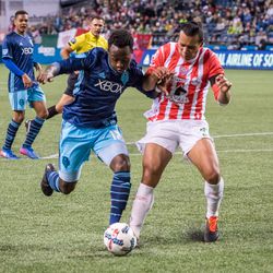 Sounders vs Club Necaxa Friendly. The March 25 2017 match ended in a 1-1 draw.