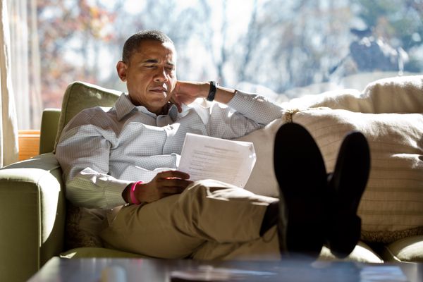 Obama probably looked a little more upset than this reading that memo, tbh.