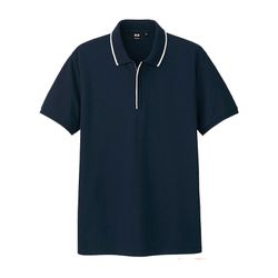 Uniqlo x Theory <a href="https://www.uniqlo.com/us/en/men-dry-comfort-short-sleeve-zip-polo-shirt-theory-402197.html">Dry Comfort Zip Polo</a>, $30