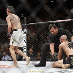 Max Holloway gets the win at UFC 212.