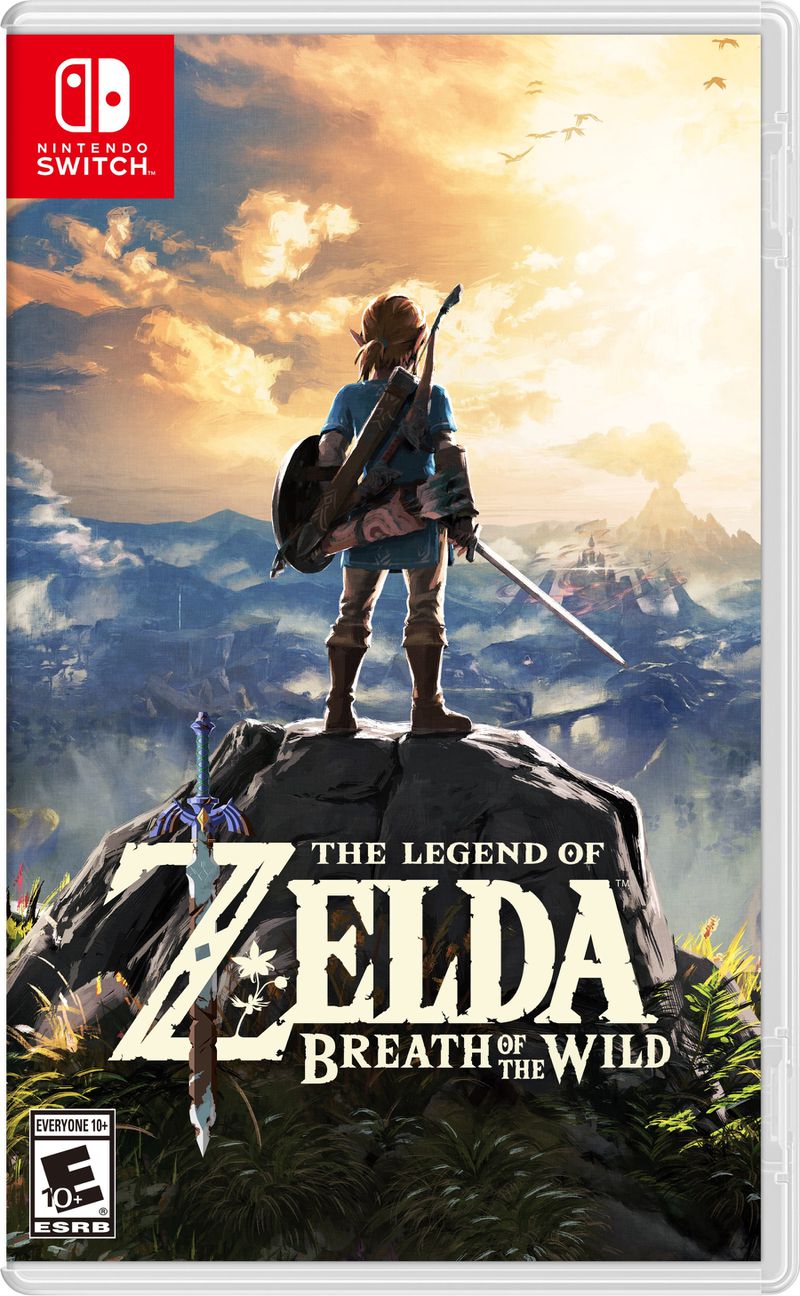 The Legend of Zelda: Breath of the Wild box art Nintendo Switch