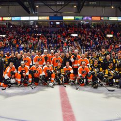 Post-game group photo