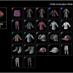 Crate 2018 pubg fall Complete list