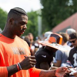 <strong>April 2016:</strong> After failing another drug test, WR Josh Gordon’s request for reinstatement to the NFL after a year-long ban was denied. Some optimism remained, though, as it was said that he could re-apply in August 2016.