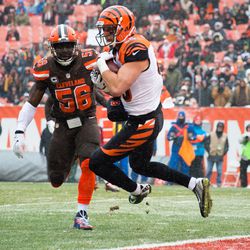 <strong>December 2016:</strong> Coming off of a bye and having Robert Griffin III back in Week 14 did not make a difference. Tyler Eifert's two first-half touchdowns, part of a 20-0 halftime lead, made it clear that Cincinnati was sweeping the Battle of Ohio (the final score was 23-10). The Browns fell to 0-13.