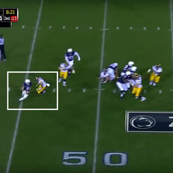 McSorley makes mincemeat of the CB blitz.