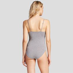 <a href="http://www.target.com/p/women-s-strappy-bodysuit-heather-gray-xhilaration/-/A-51601080">Target Women’s Strappy Bodysuit in Heather Gray ($12.99)</a>