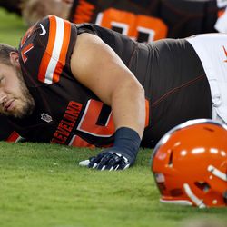 <strong>October 2016:</strong> The Browns’ offensive line took a bit hit when its second best lineman, LG Joel Bitonio, was placed on injured reserve with a foot injury. Later in the season, RG John Greco also landed on IR, subjecting Browns quarterbacks and the running game to even more misery.