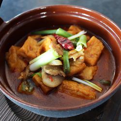 Hunan tofu pot with pork belly at Sumiao Hunan Kitchen