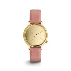 Komono <a href="https://shop-usd.komono.com/products/estelle-mirror-gold-blush">Estelle Blush Watch</a>, $99