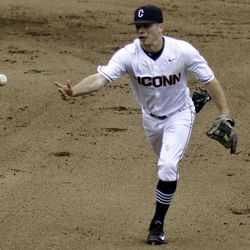 UConn’s Connor Moriarty (20)