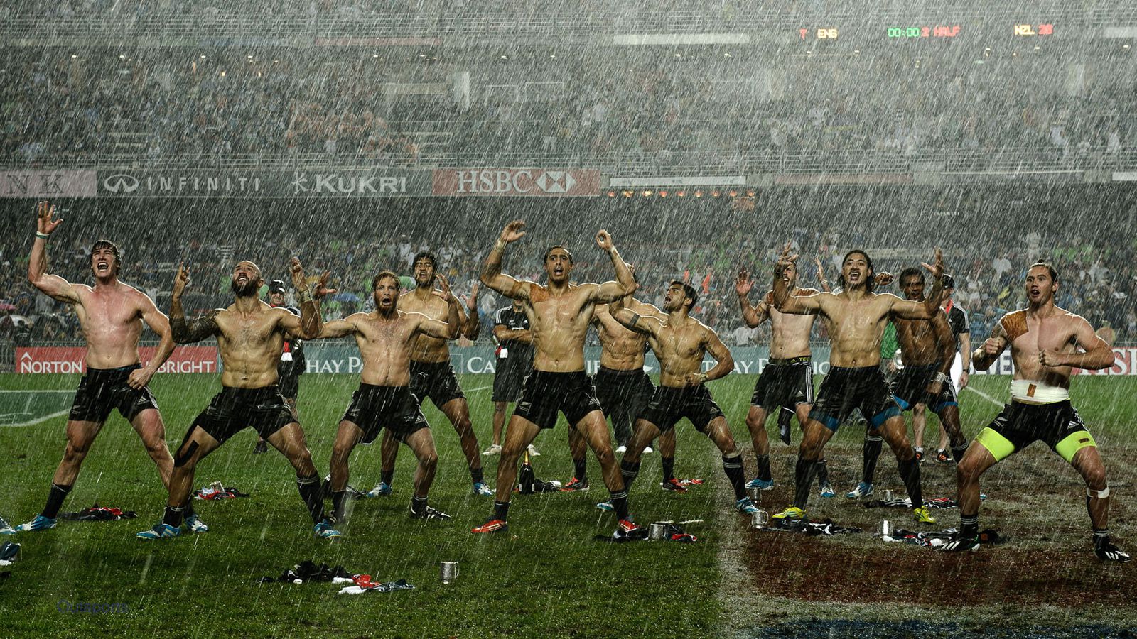 New Zealand Rugby Team Celebrates Win With Memorable 