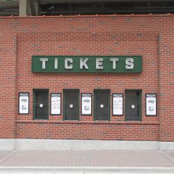 Ticket windows and info panels are ready for Monday morning