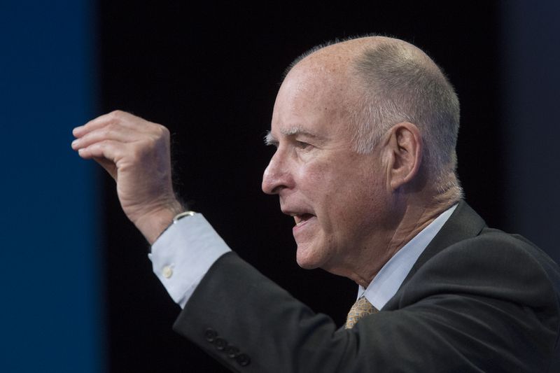 California Governor Jerry Brown Discusses Gov't Response To Climate Change