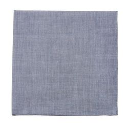 Tie Bar <a href="https://www.thetiebar.com/product/PC384">Classic Chambray Pocket Square</a>, $10