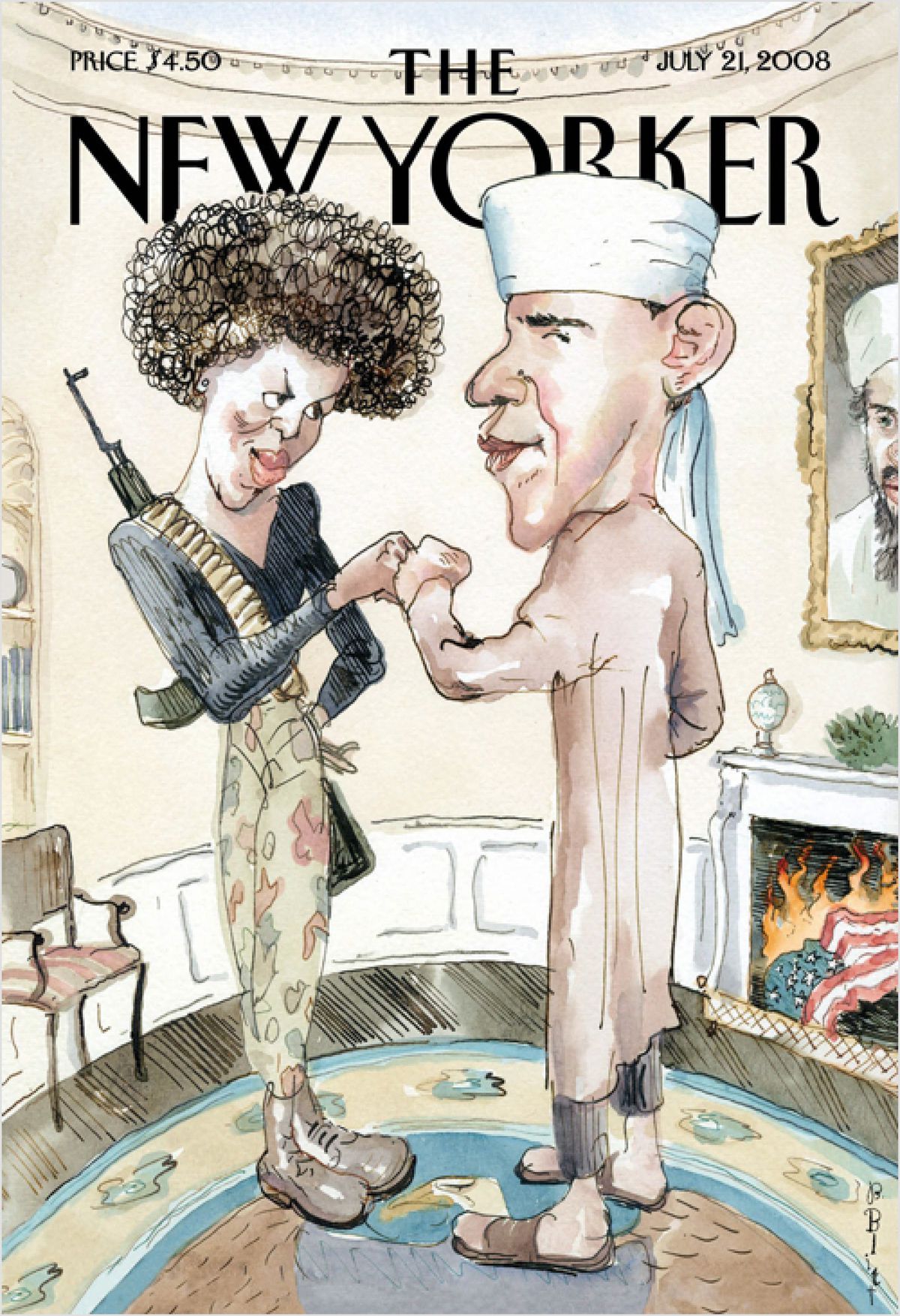 A 2008 cover of the New Yorker (New Yorker)