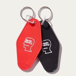 Brain Dead <a href="https://store.unionlosangeles.com/products/stamp-out-reality-key-chain-1?variant=16357441349">Stamp Out Reality Key Chain</a>, $10