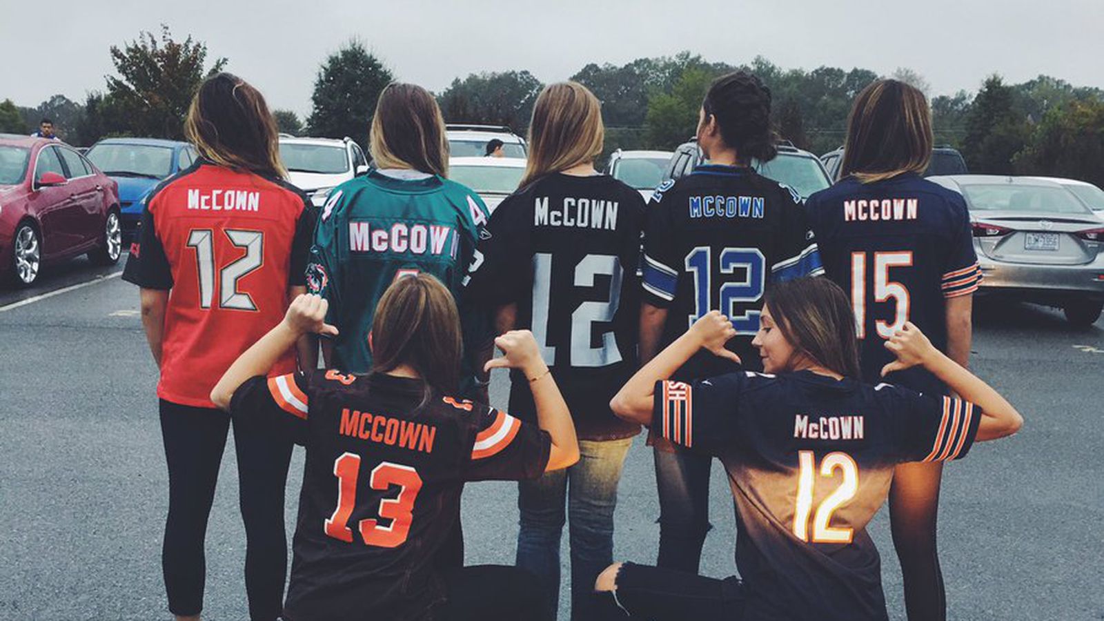 This is what happens when you're Josh McCown's daughter and it's jersey