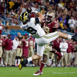 Bunting showed good hands and good speed against the Seminoles, and he’ll be the most likely candidate to replace Jake Butt at the “F” tight end position. But a lot of other players will have their chance to break through, too.