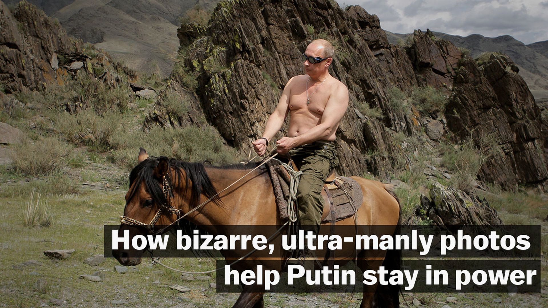 How bizarre, ultra-manly photos help Putin stay in power - Vox