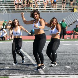 The EMU Dance team wows the crowd.<br>