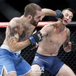 Tom Gallicchio delivers a left at TUF 25 Finale.
