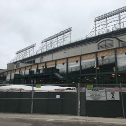 West side of the ballpark
