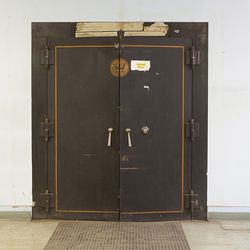 One of the building’s many safes.