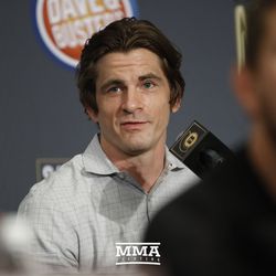 Zach Freeman listens to a question at the Bellator NYC press conference.