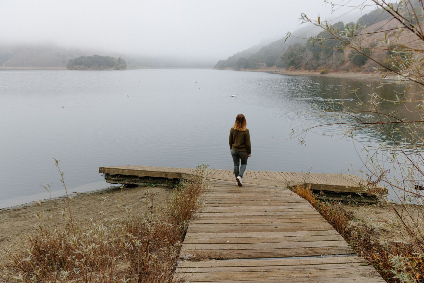 Nataliia Zarichna at Lake Chabot Regional Park in Castro Valley, California, October 30th, 2022.