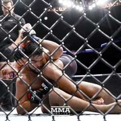 Chris Weidman looks for the finish at UFC on FOX 25.