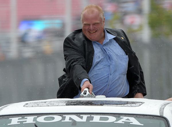 Ford in 2014, as mayor of Toronto.