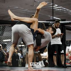 Demian Maia shows off his ground game.