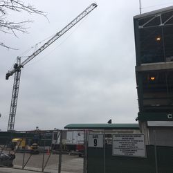This crane is at the Addison Park project on the south side of Addison