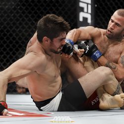Antonio Carlos Junior and Eric Spicely battle on the ground at UFC 212.