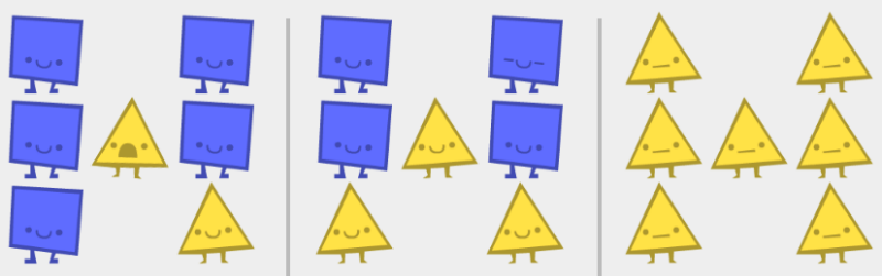 Resultado de imagem para triangles squares schelling