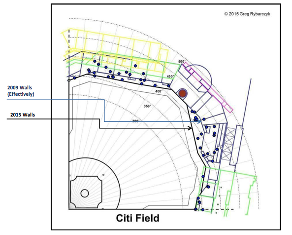 Mets home runs at Citi field in 2015