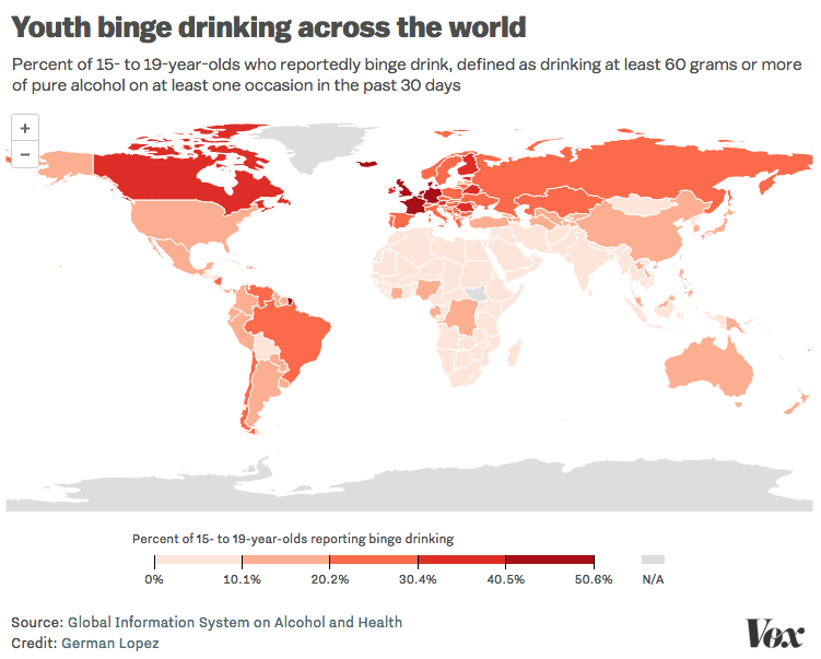 french drinking rates